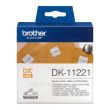 Brother DK-11221 Black on White Thermal Label Roll (23mm x 23mm - 1000 Labels)
