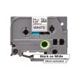 Brother TZe-251 Black on White Thermal Laminated Label Tape (24mm x 8m)