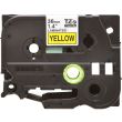 Brother TZe-661 Black on Yellow Laminated Thermal Label Tape (36mm x 8m)