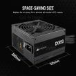 Corsair CX550 80 PLUS Bronze 550W ATX Power Supply CP-9020277-EU 0840006670773