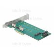 Delock M.2 SATA & M.2 NVMe SSD PCI Express Card 89047 4043619890477