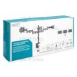 Digitus DA-90362 Triple Desk Mount Bracket for 15" to 27" & 8 Kgs Monitor 4016032425007