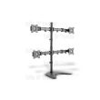 Digitus DA-90364 Quad Desktop Stand / Desk Mount for 15" to 27" & 4x8Kgs Monitor