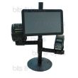 Point Of Sale Stand for Dual Monitor, Receipt Printer & POS Machine workstation