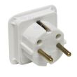 UK 3pin Socket to Europe 2pin Plug Adapter