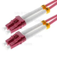 2.0m Fiber Optic Patch Cable - OM4 LC to LC Plugs 50/125um (10 Gigabit)