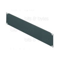 2U Blind Plate for covering the free spaced between 19-inch profiles
