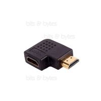 Horizontal Right Angled HDMI Adapter (Right)