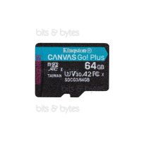 Kingston Canvas Go! 64GB MicroSDXC Class 10 UHS-I Memory Card