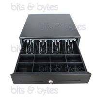 KS-410 Heavy Duty Cash Drawer (Telescopic Slider) with Epson Solenoid (410mm x 420mm x 100mm)