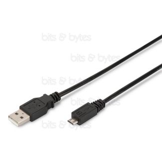 1.0m USB 2.0 Plug A to Micro-B Plug Cable