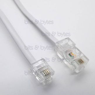 10.0m RJ11 Plug to RJ45 Plug Telephone Cable