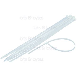 300mm x 4.8mm Plastic Cable Ties (Pack of 100)