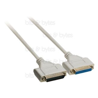 5.0m 25pin D-Sub Plug to Socket Extension Cable