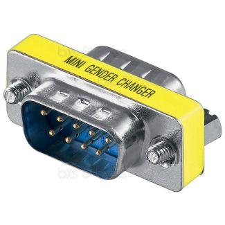 9pin D-Sub Plug to Plug Gender Changer Adapter