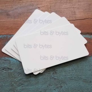 Blank PVC Plastic Premium Cards (86 x 54 x 0.76 mm) - White