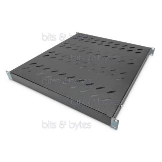 Digitus 19-inch 1U - 500 to 700 mm Depth Rack Mount Shelf - Black