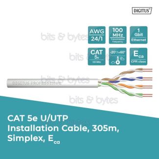 Digitus CAT5e U-UTP Network Installation Cable (305m)