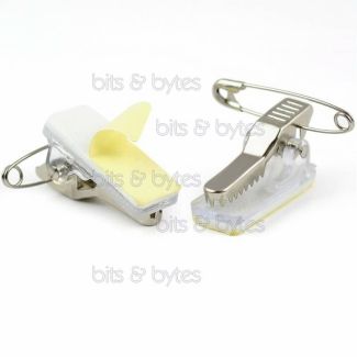ID Card Holder Metal Clip with Self-Adhesive for Plastic Cards & Pockets