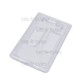ID Card Portrait Double Sided Rigid Frosted Clear Pocket with UV Protection (86 x 54 mm)