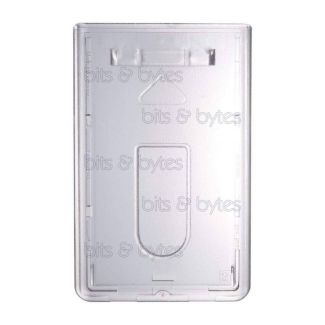 ID Card Portrait Rigid Frosted Clear Pocket with UV Protection (86 x 54 mm)