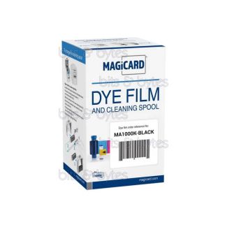 MagiCARD MA1000 Black (K) Dye Film (1000 Images) MA1000K-BLACK pronto100 Enduro IDENTBadge ribbon