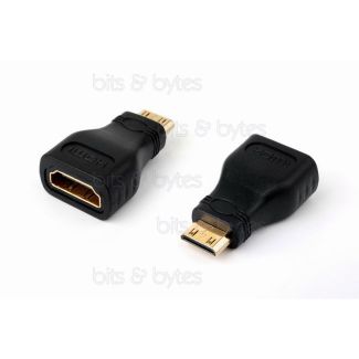 Mini-HDMI Plug to HDMI Socket Adapter