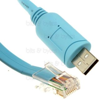 USB 2.0 to RJ45 Ethernet Cisco Console Cable with FTDI Chip
